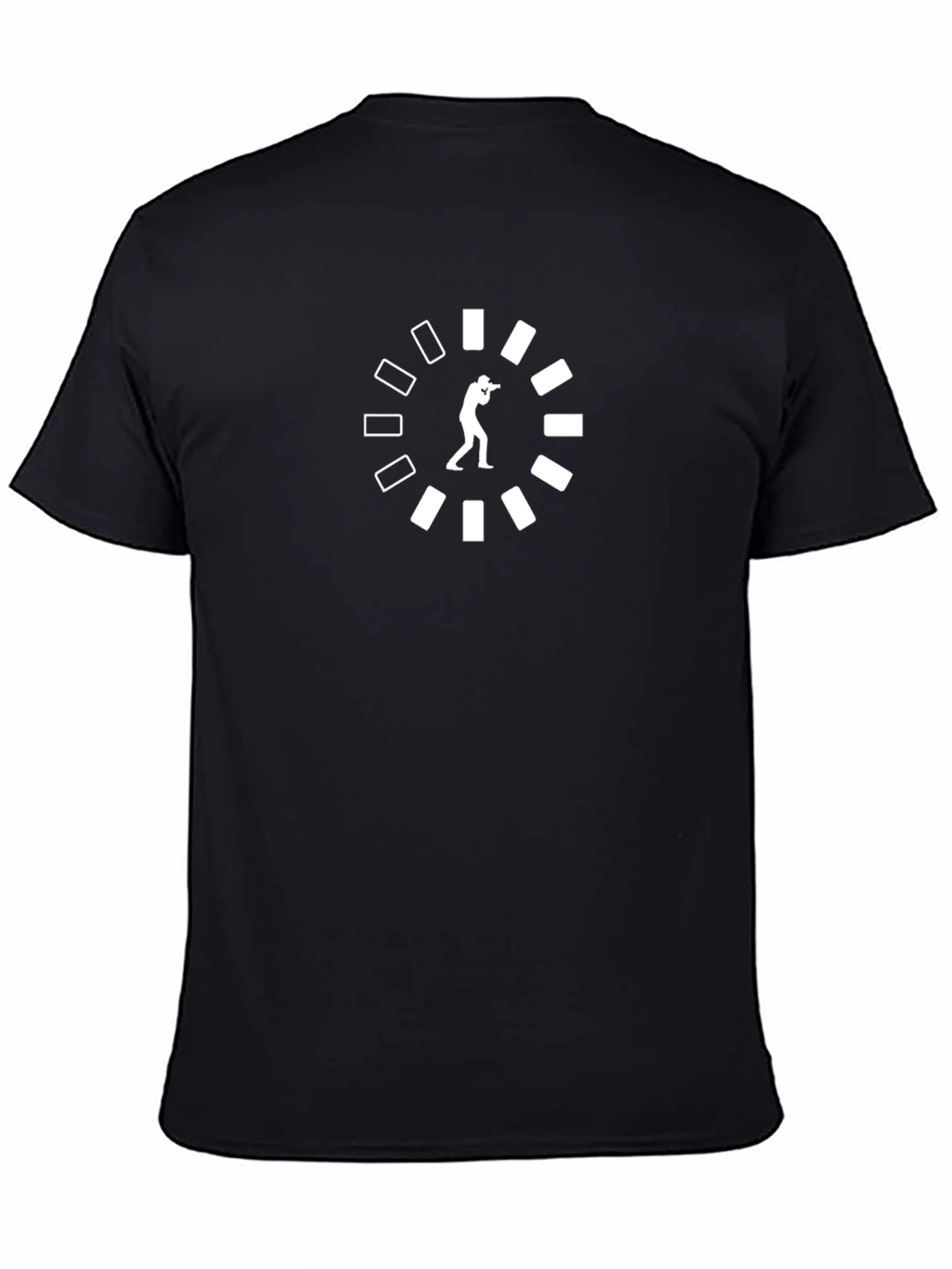 Loading Sniper Black T-Shirt - Mens Short Sleeve