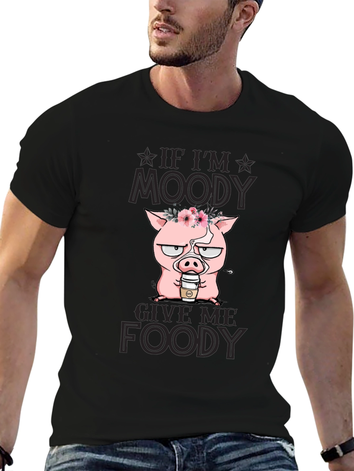 Moody Piggy Foody T-Shirt