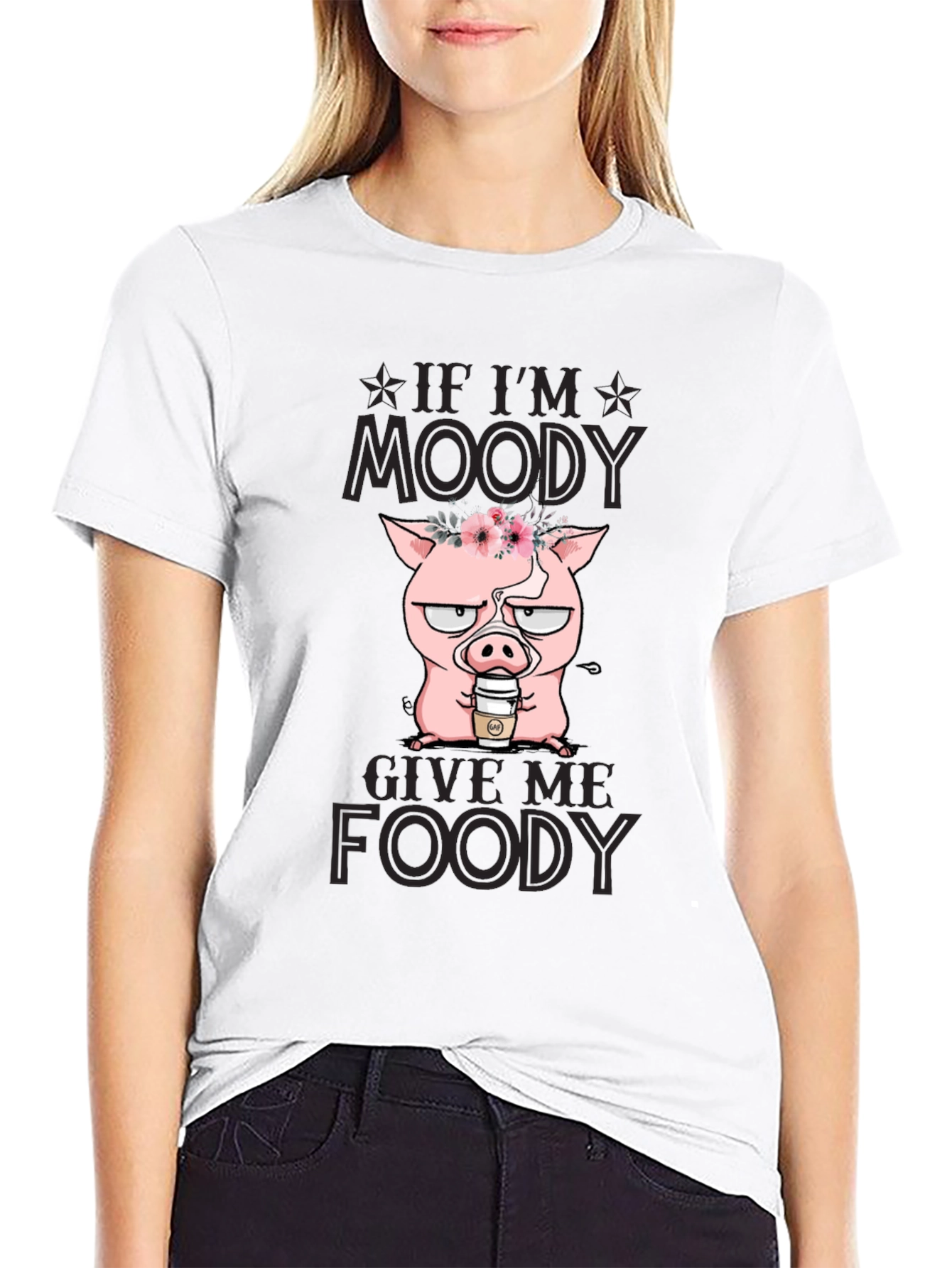Moody Piggy Foody T-Shirt