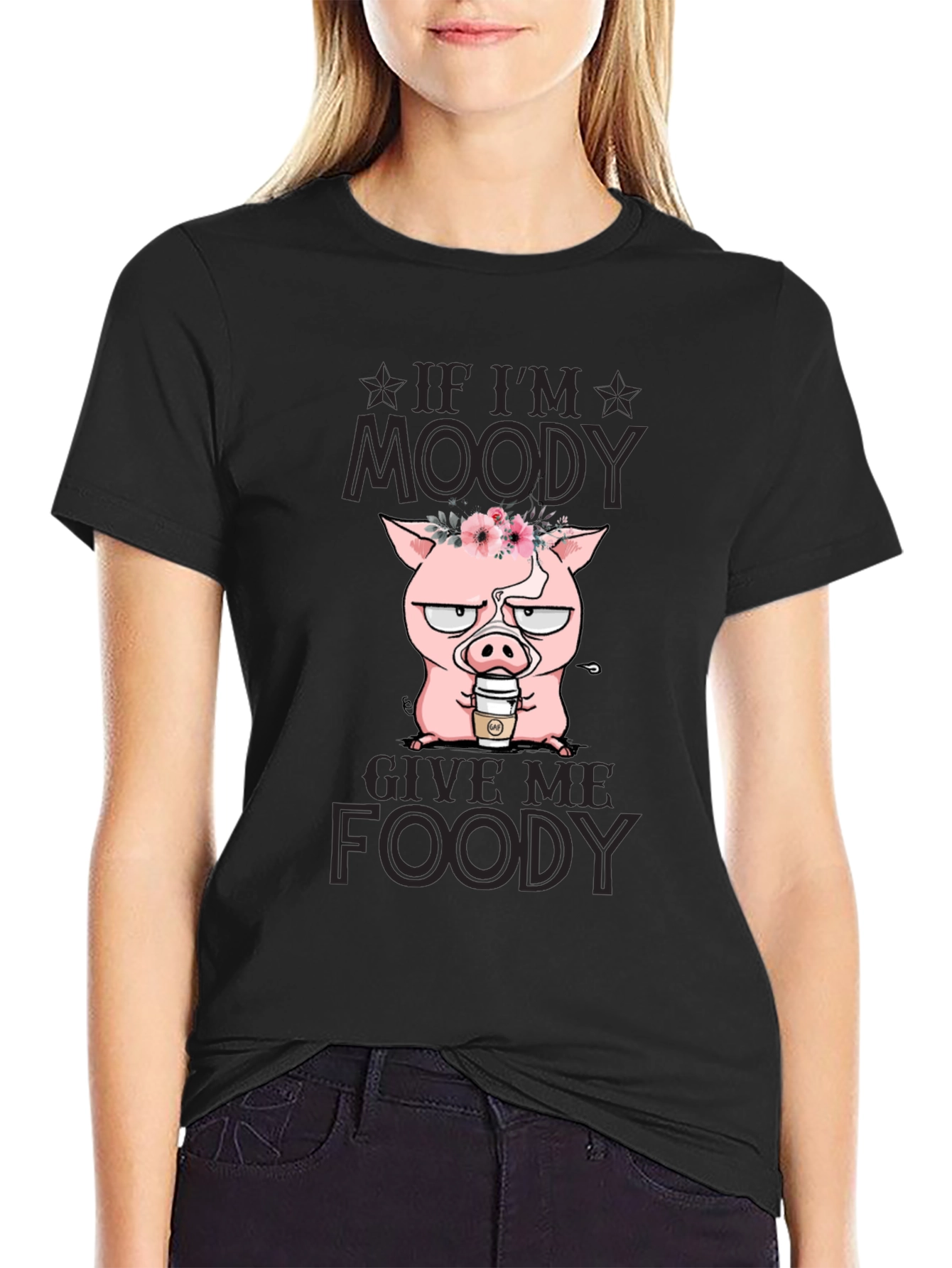 Moody Piggy Foody T-Shirt