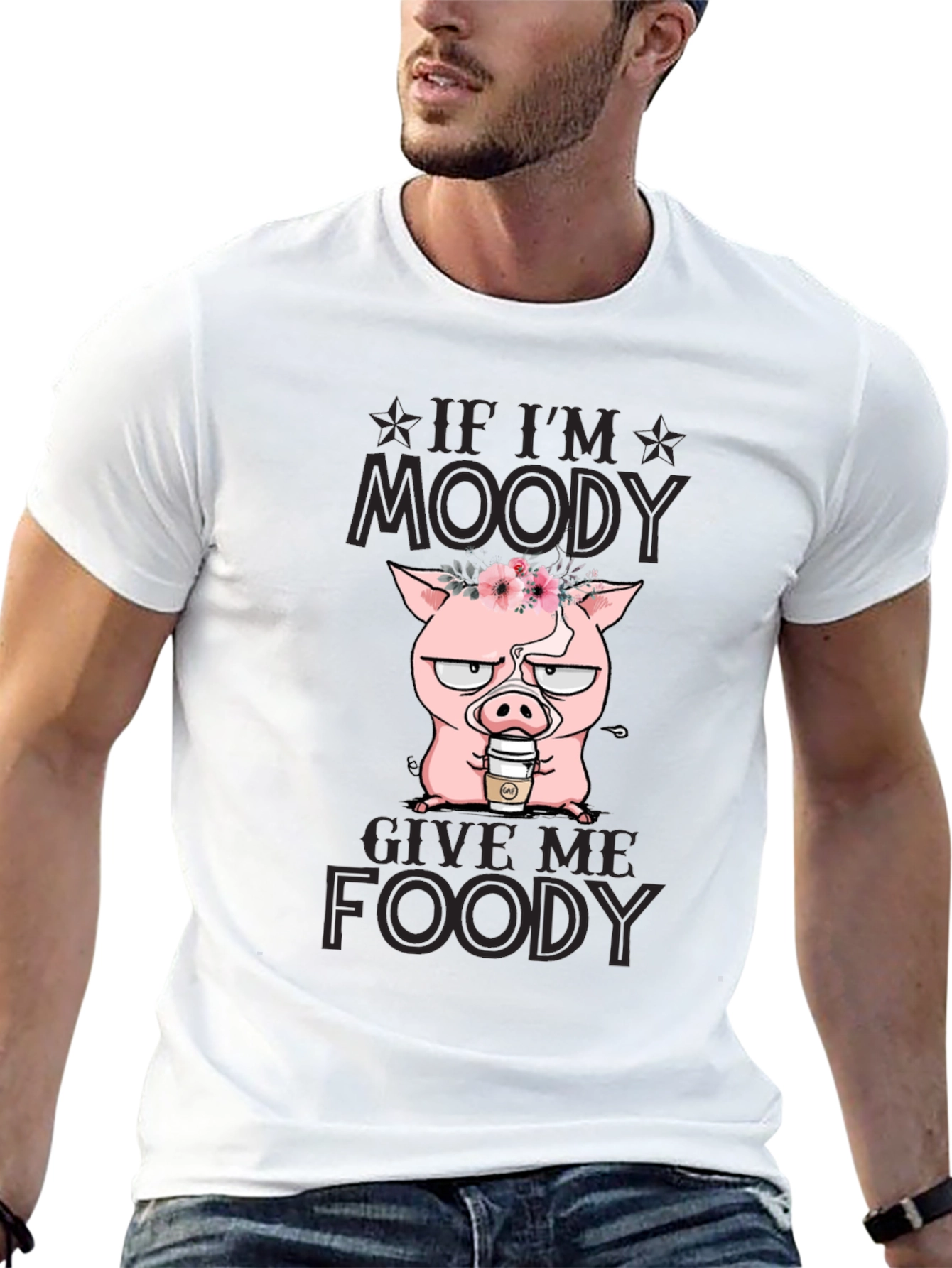 Moody Piggy Foody T-Shirt