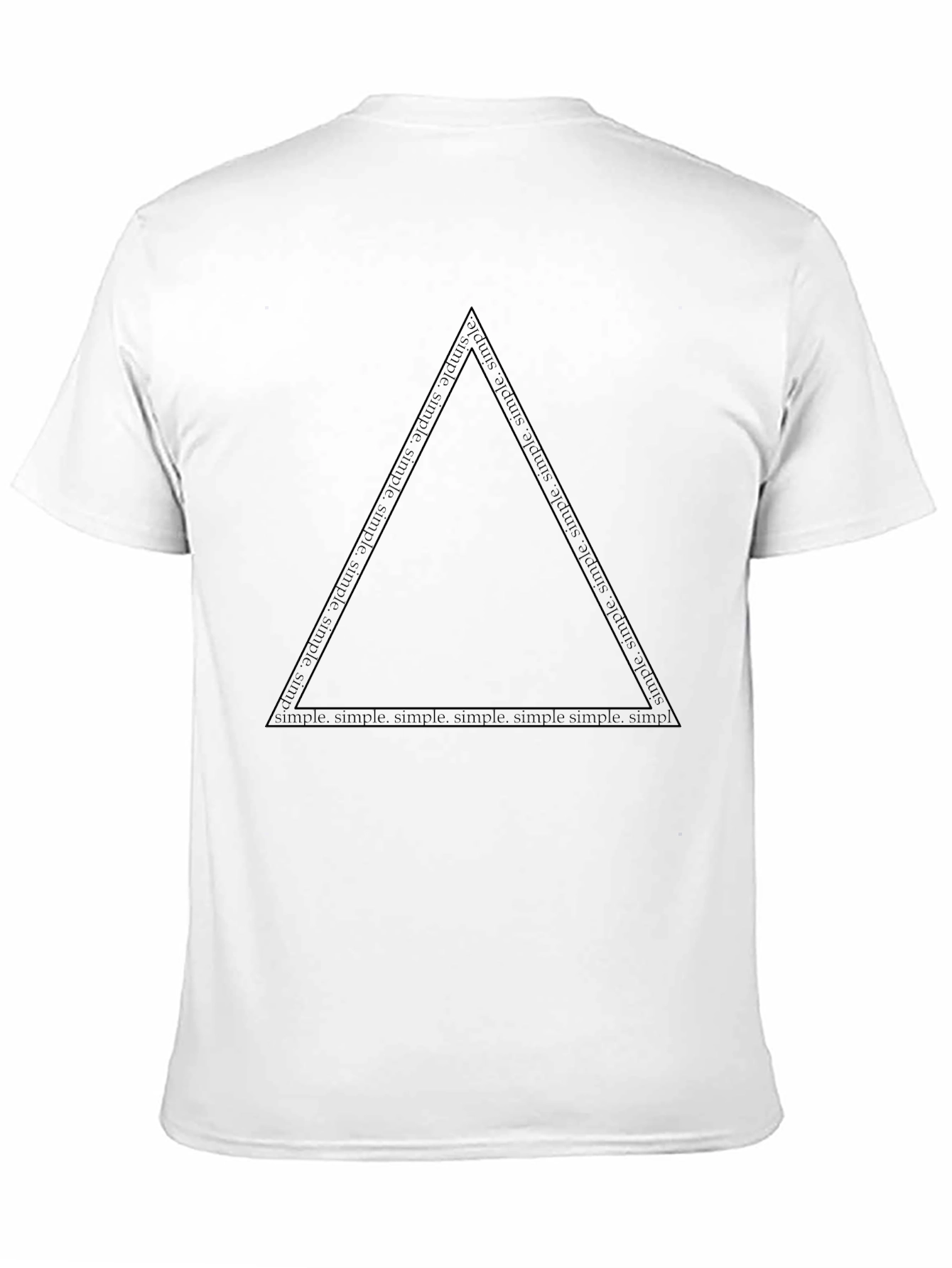 Simple Statement Black Tee