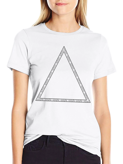 Simple Statement Black Tee
