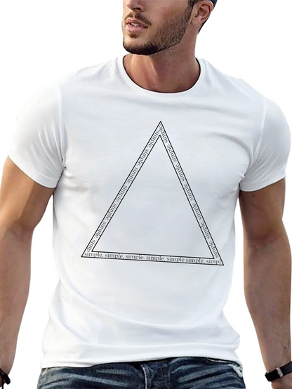 Simple Statement Black Tee