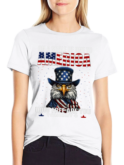 Patriotic Eagle T-Shirt - How Free Are You Tonight?