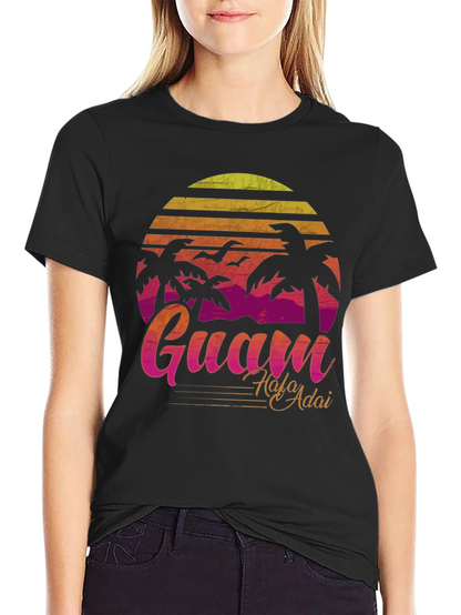 Guam Hafa Adai Sunset T-Shirt