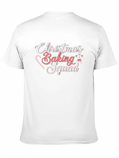 Christmas Baking Squad Black T-Shirt