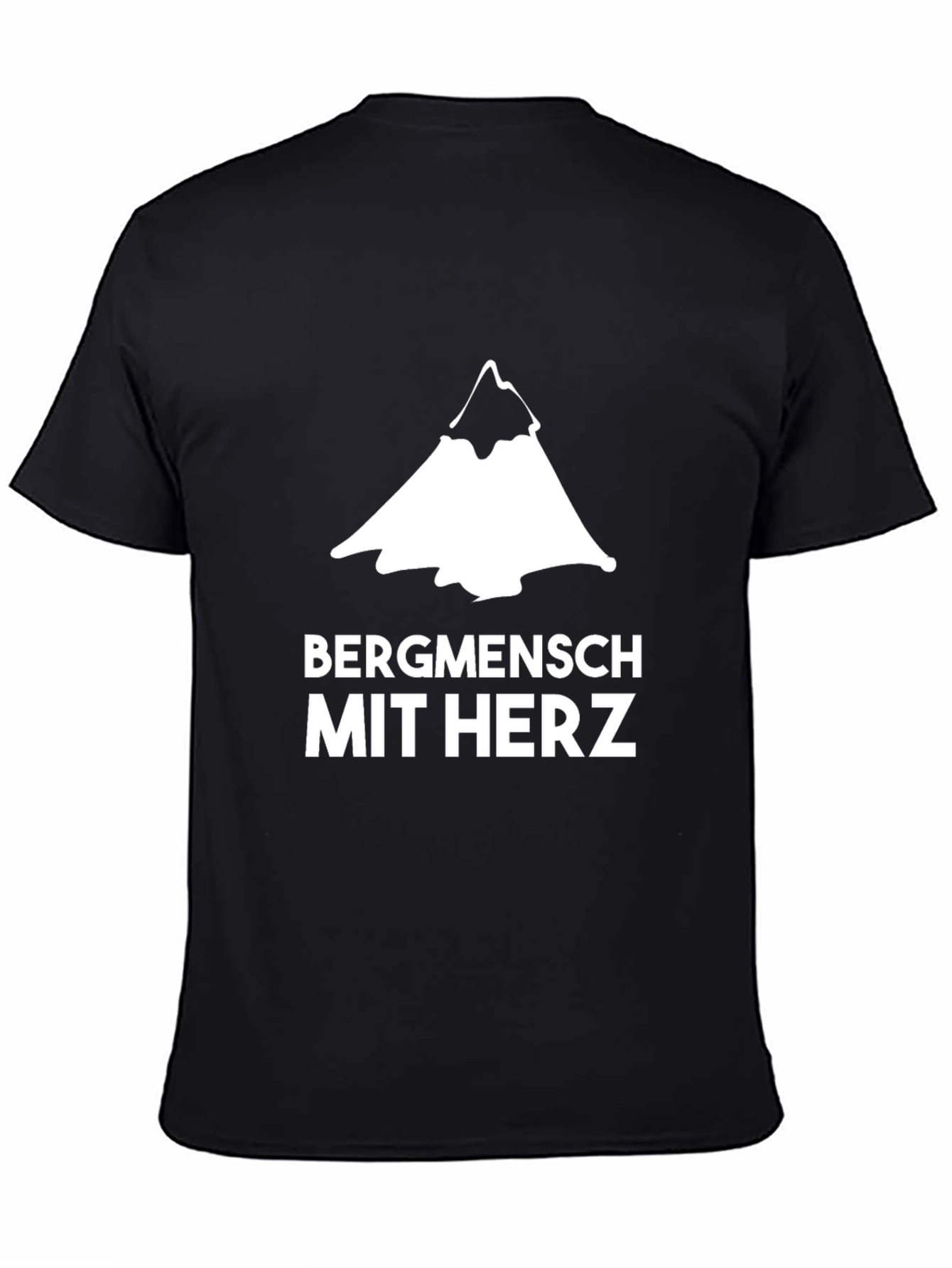 Bergmensch Mit Herz T-Shirt - Mountain Lover Tee