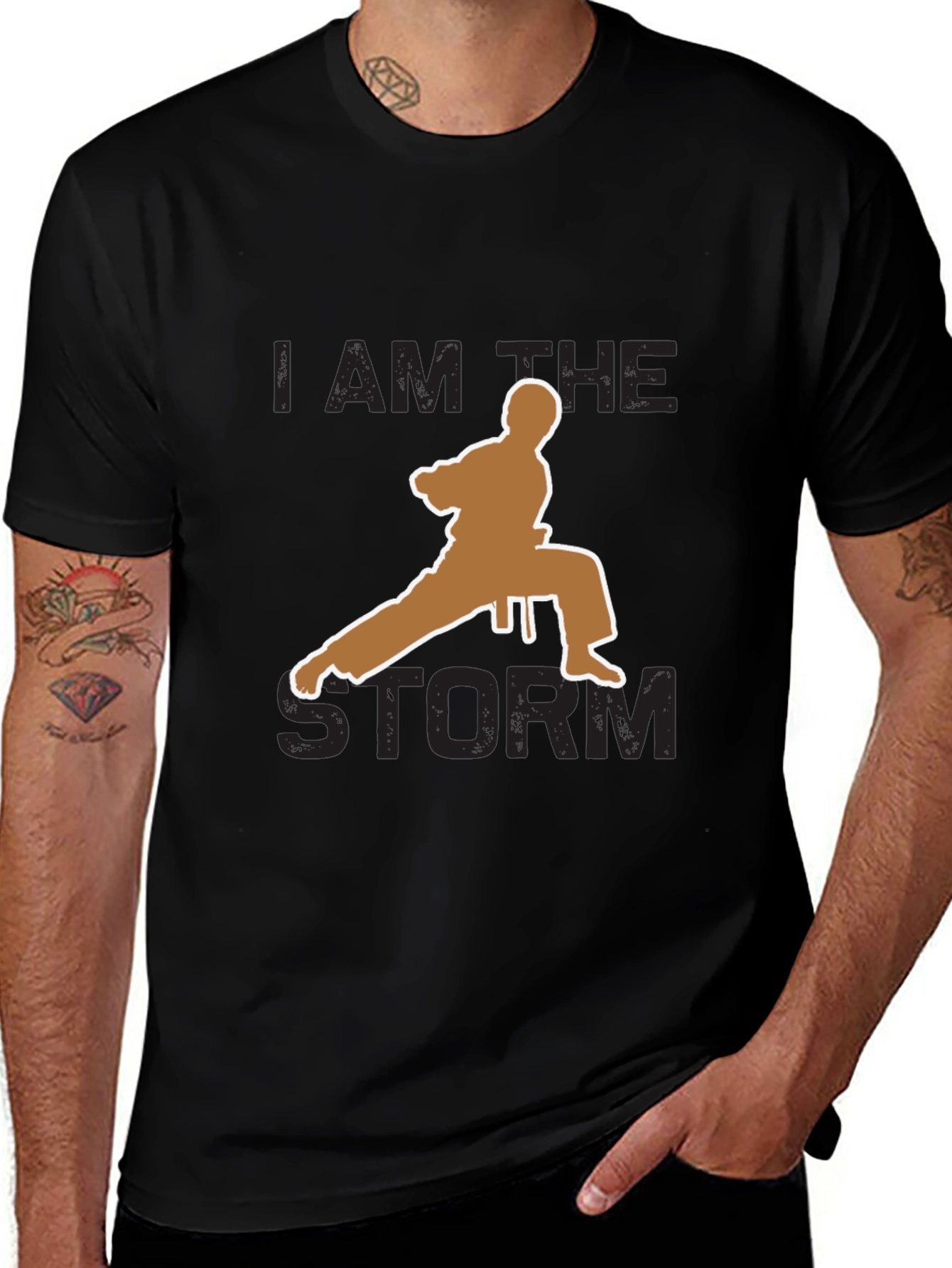 Karate Master I Am The Storm Graphic Tee