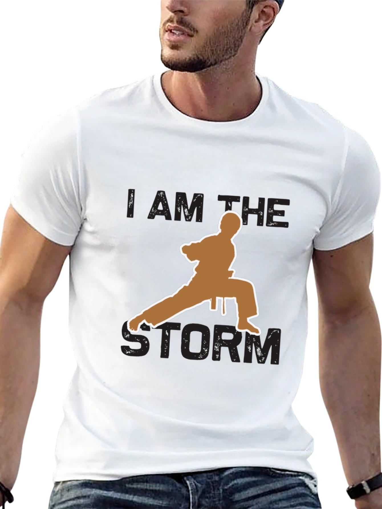 Karate Master I Am The Storm Graphic Tee