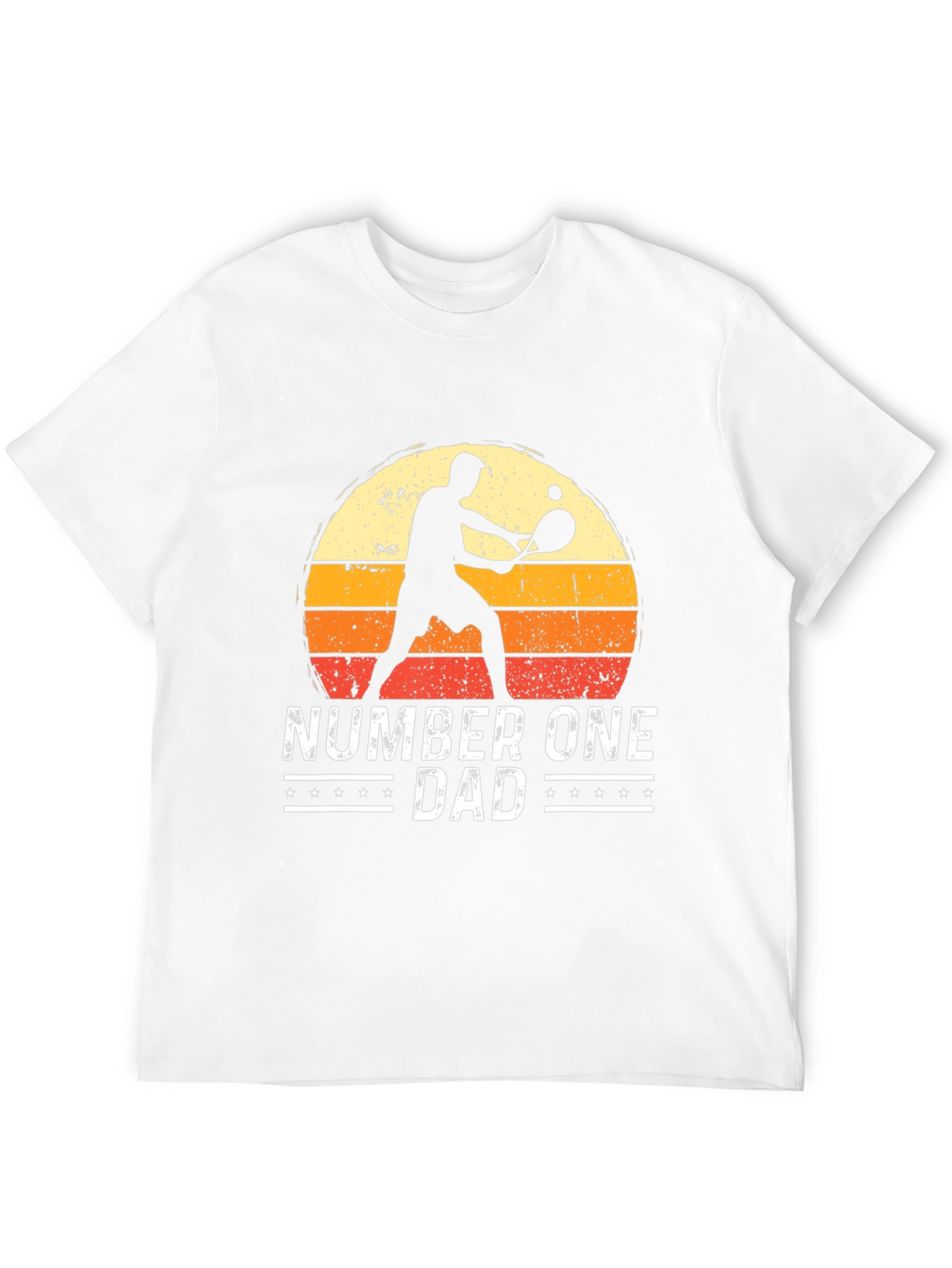 Number One Dad Tennis Graphic Tee