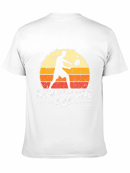 Number One Dad Tennis Graphic Tee