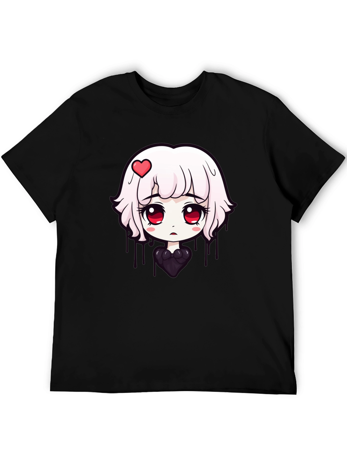 Anime Girl Graphic Tee - Soft Cotton T-Shirt
