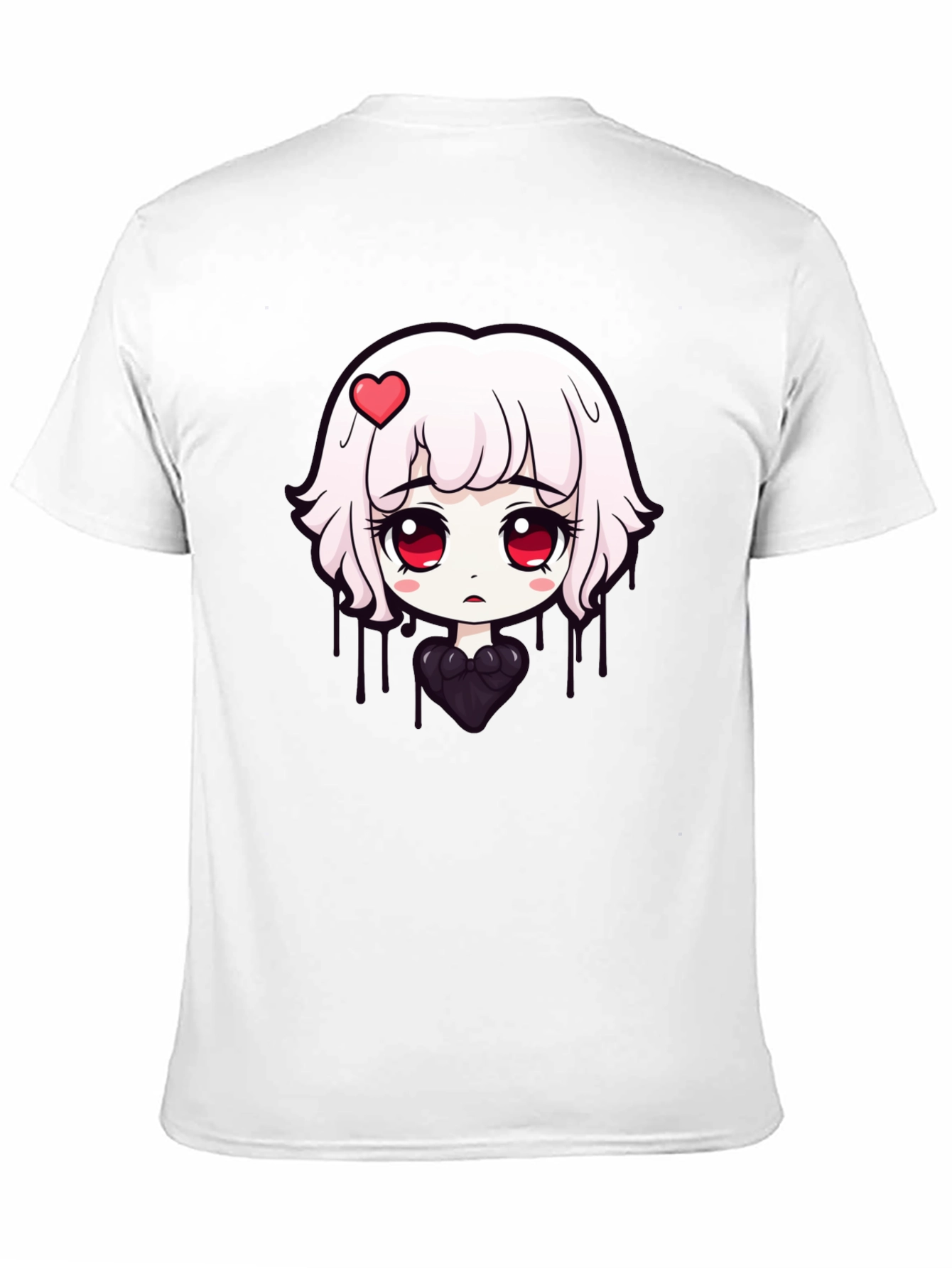 Anime Girl Graphic Tee - Soft Cotton T-Shirt