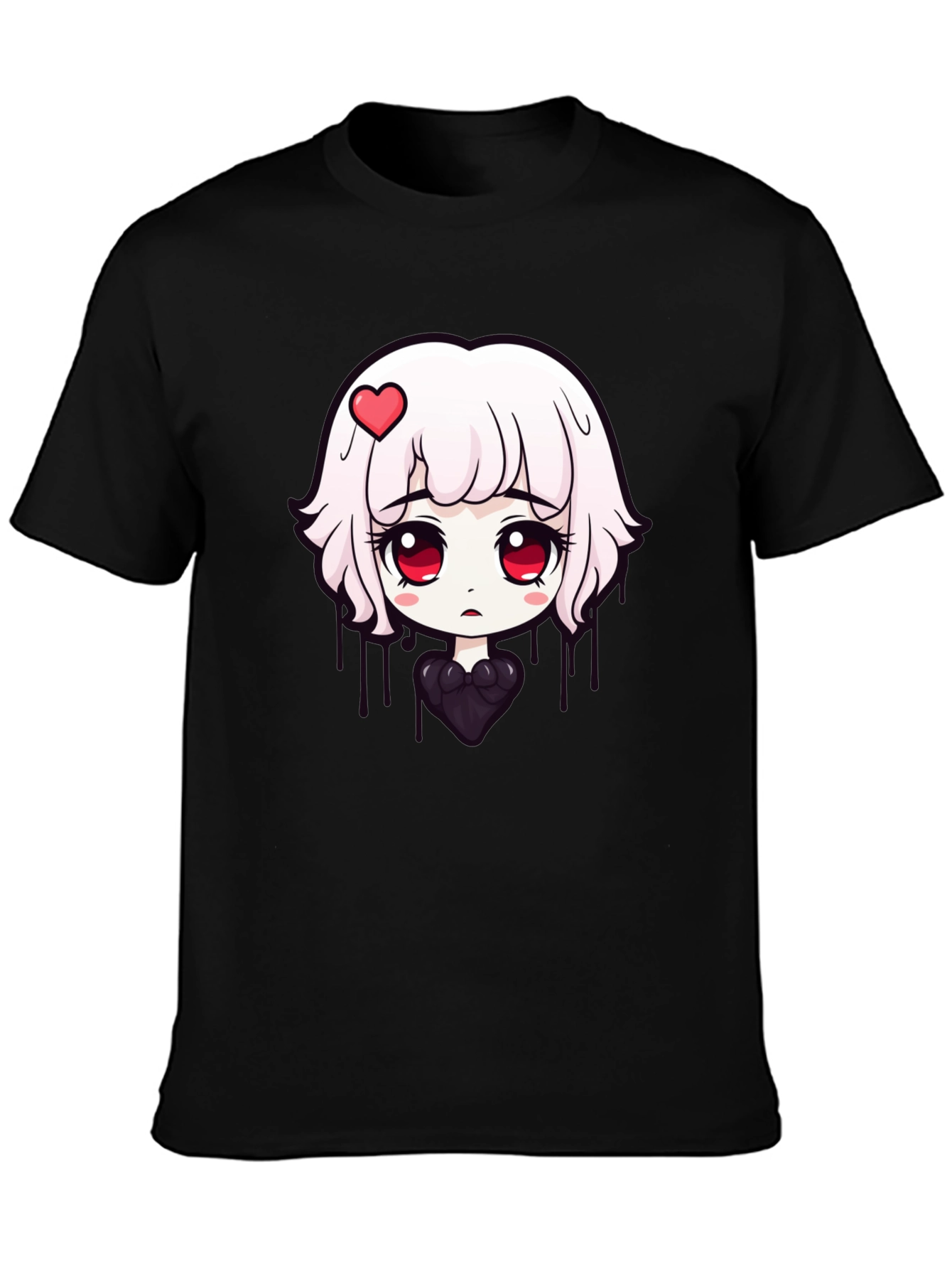 Anime Girl Graphic Tee - Soft Cotton T-Shirt