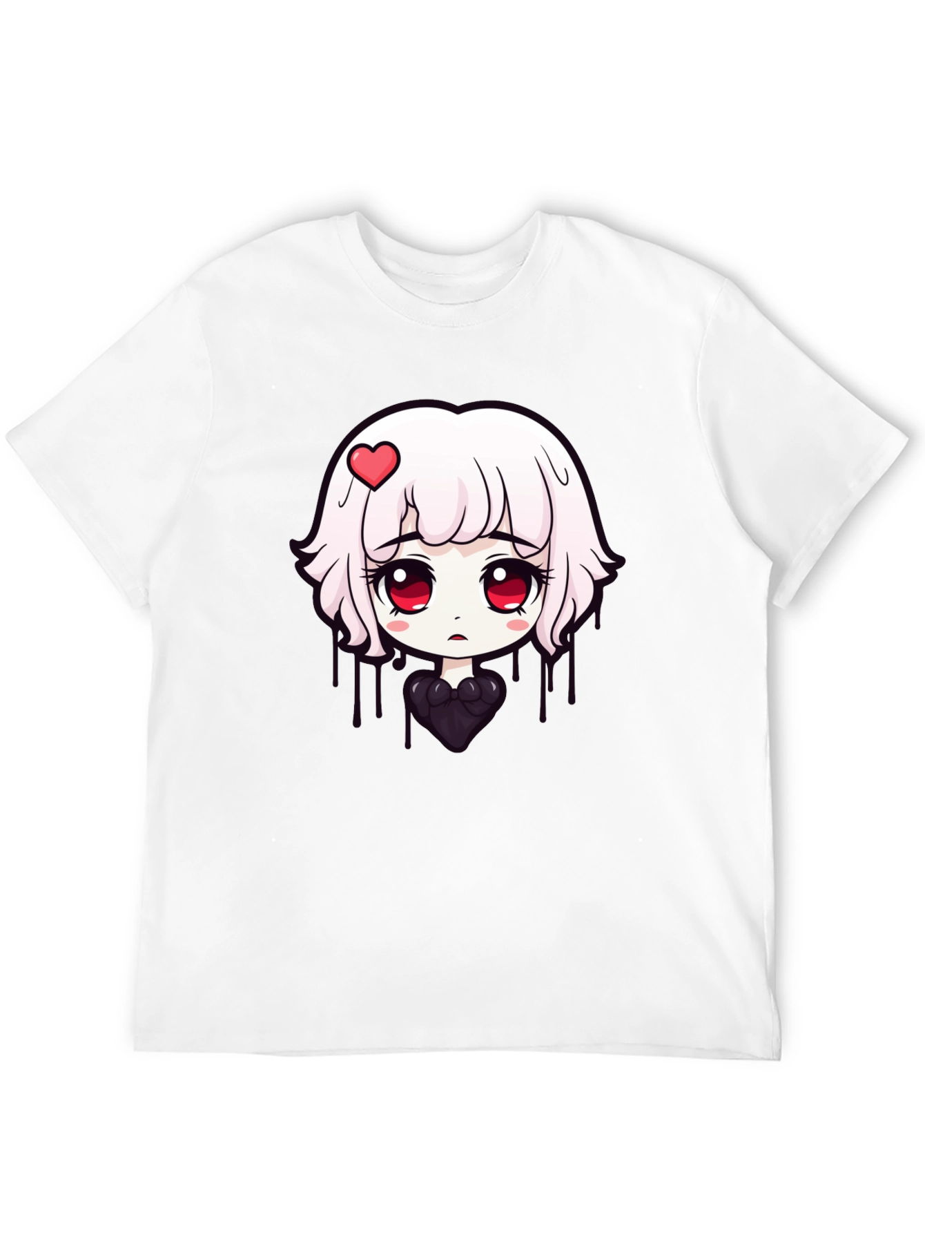 Anime Girl Graphic Tee - Soft Cotton T-Shirt