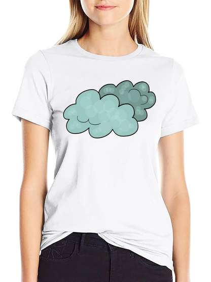 Cloud Graphic Black Tee