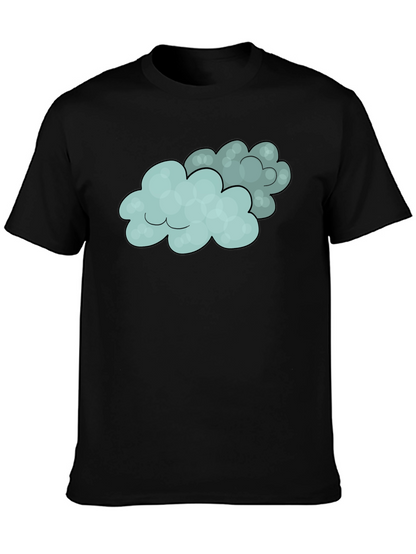 Cloud Graphic Black Tee