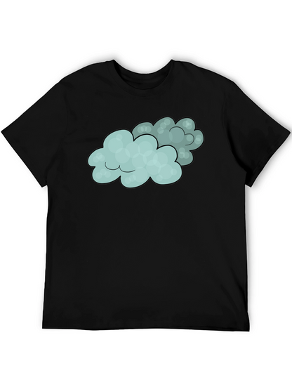 Cloud Graphic Black Tee