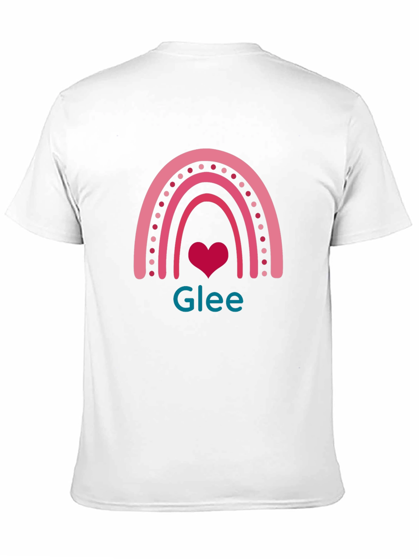 Glee Rainbow Heart T-Shirt - Black