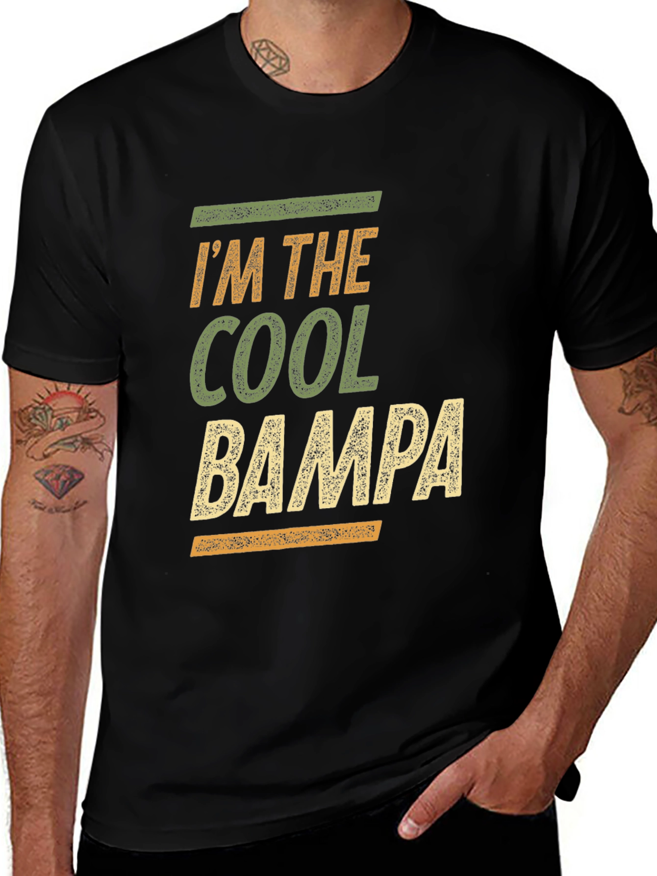 Cool Bampa T-Shirt - Fun Grandpa Tee
