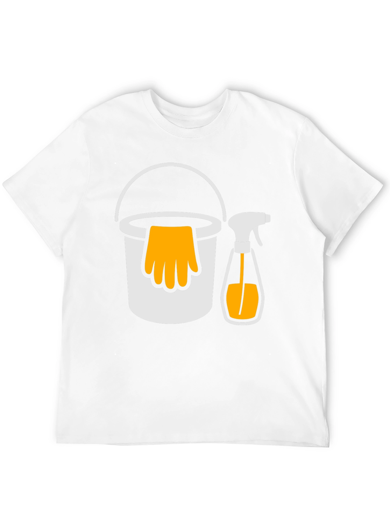 Cleaning Crew T-Shirt - Bucket and Spray Design