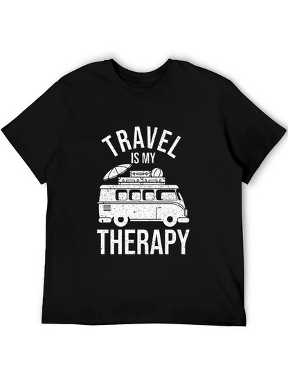 Travel Is My Therapy Graphic Tee