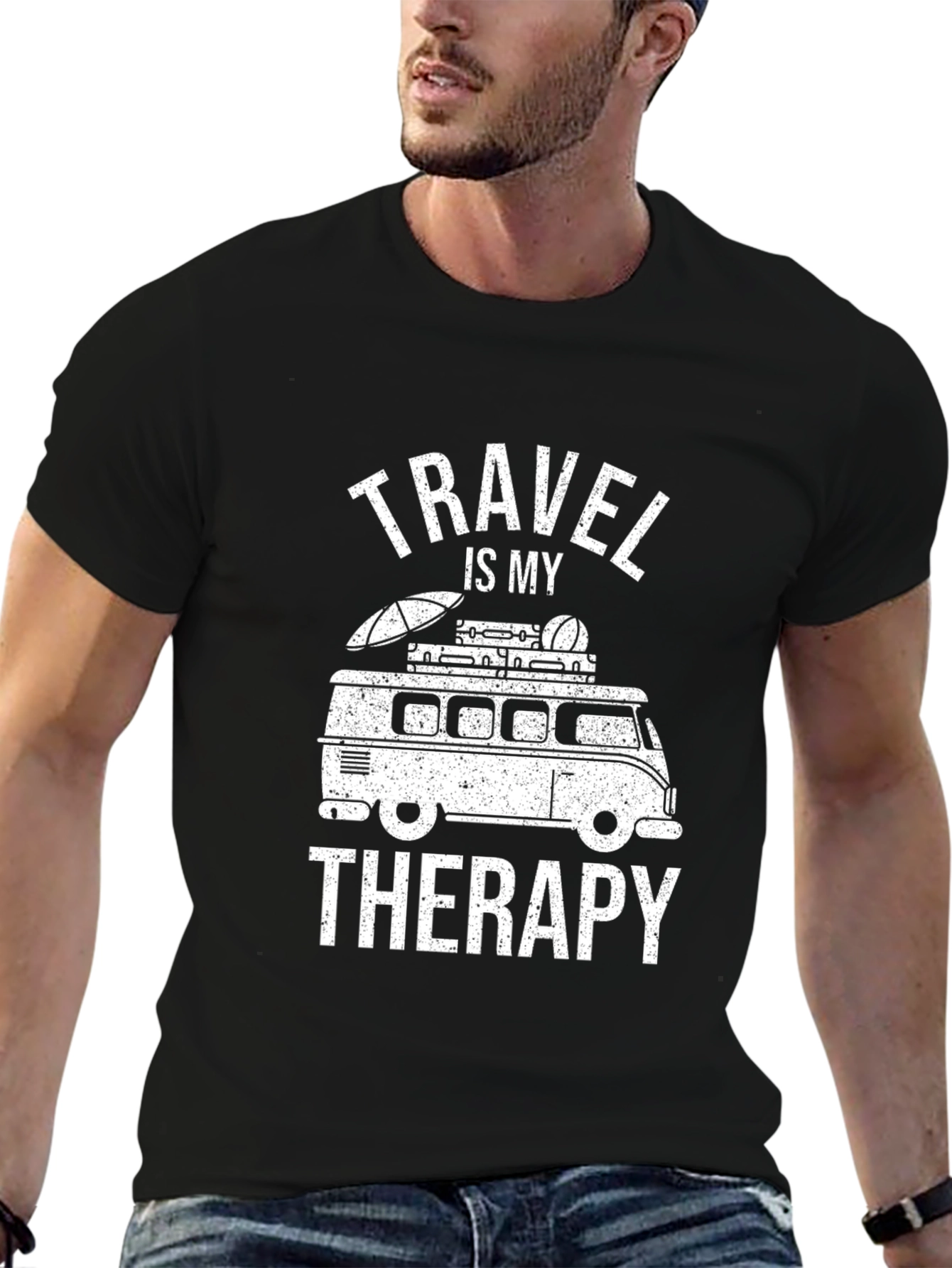 Travel Is My Therapy Graphic Tee