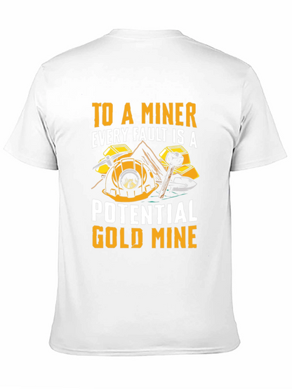Miner Graphic T-Shirt - Potential Gold Mine Tee