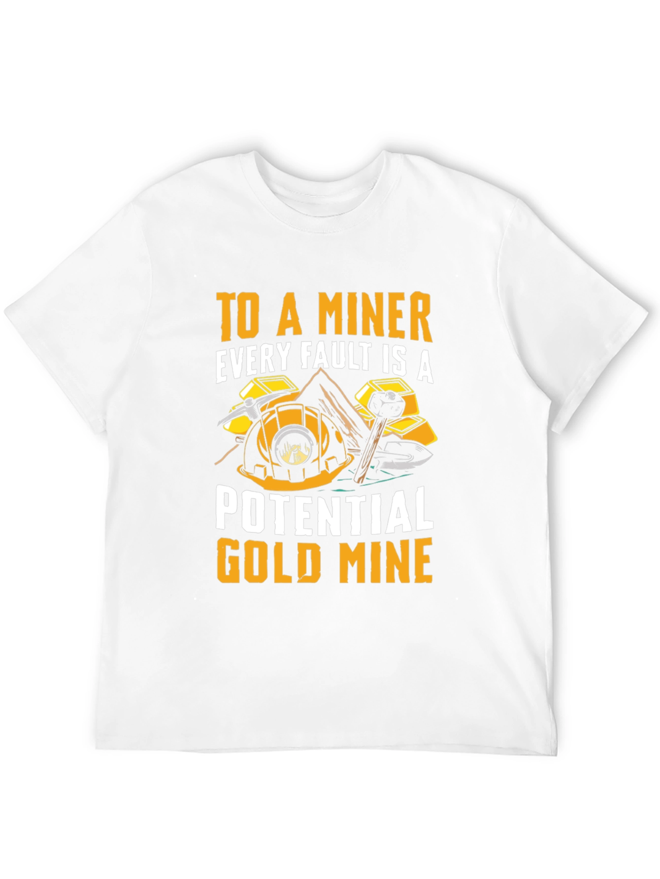 Miner Graphic T-Shirt - Potential Gold Mine Tee