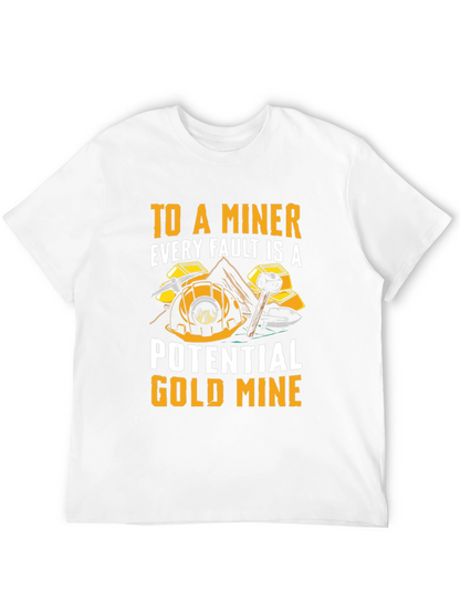 Miner Graphic T-Shirt - Potential Gold Mine Tee