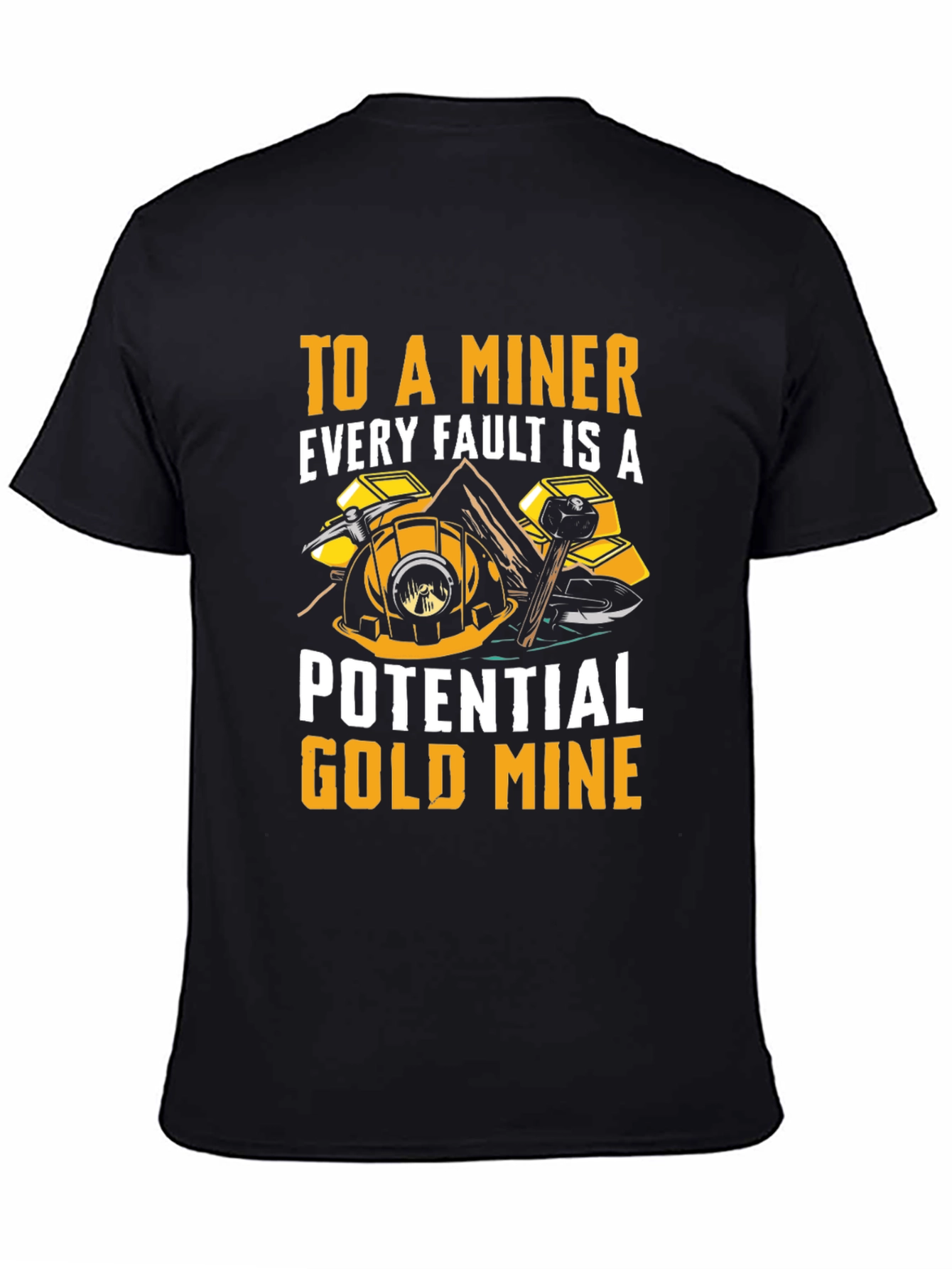 Miner Graphic T-Shirt - Potential Gold Mine Tee