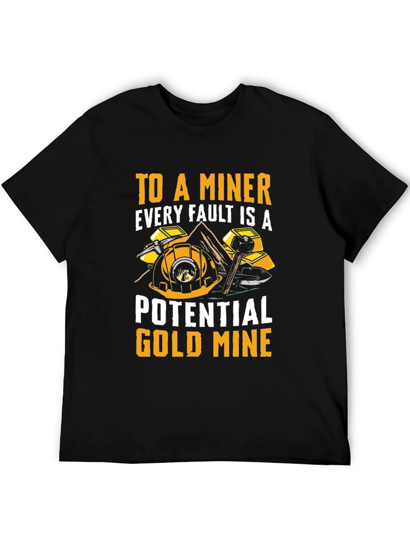 Miner Graphic T-Shirt - Potential Gold Mine Tee