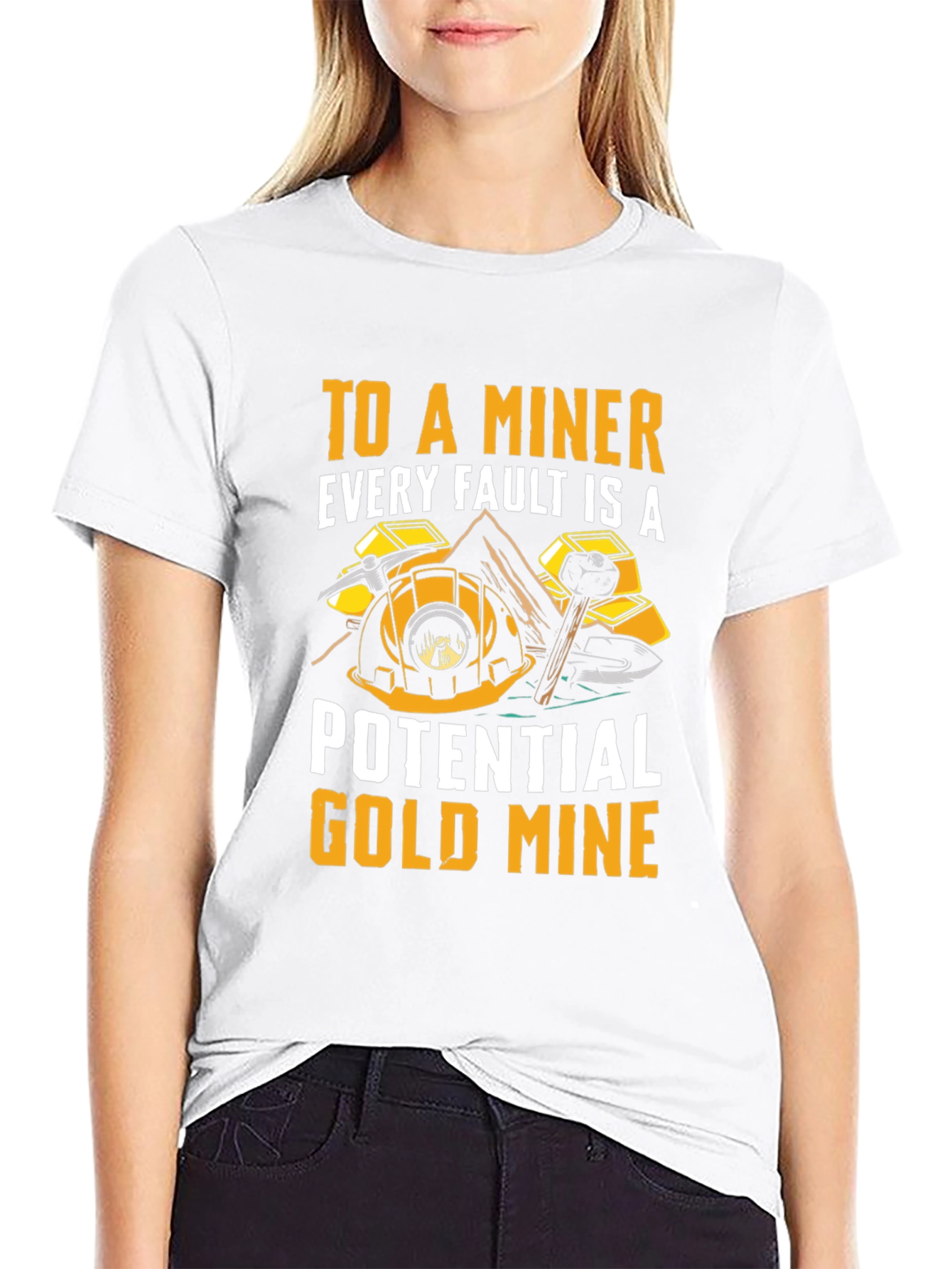 Miner Graphic T-Shirt - Potential Gold Mine Tee