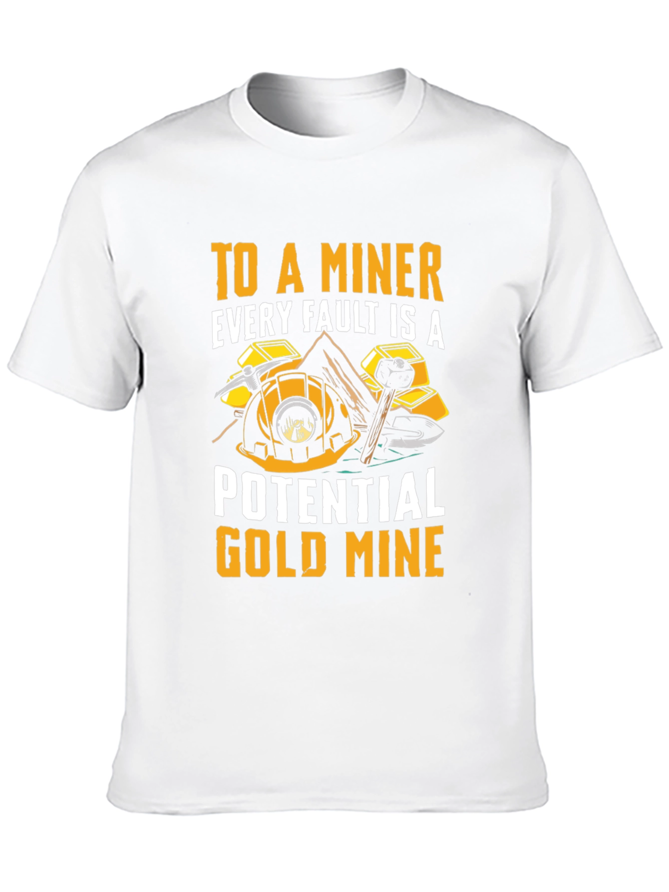 Miner Graphic T-Shirt - Potential Gold Mine Tee