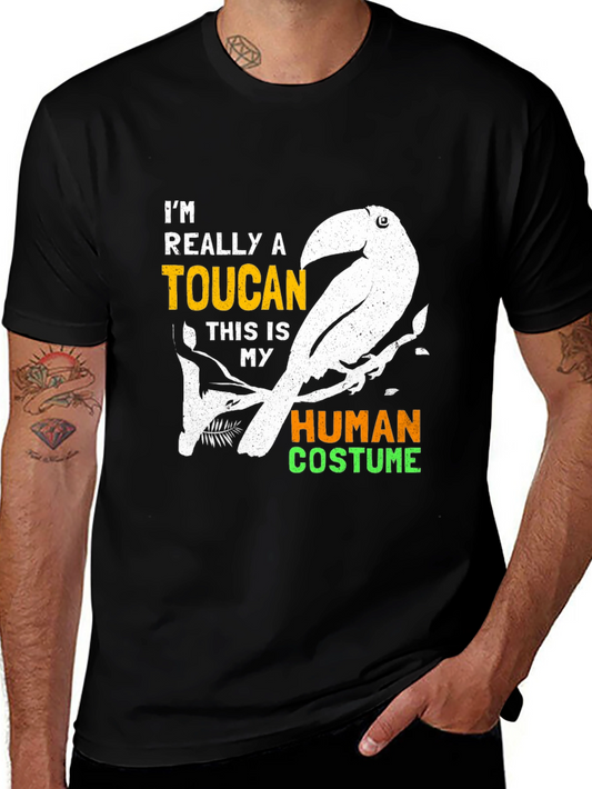 Toucan Human Costume Graphic Tee