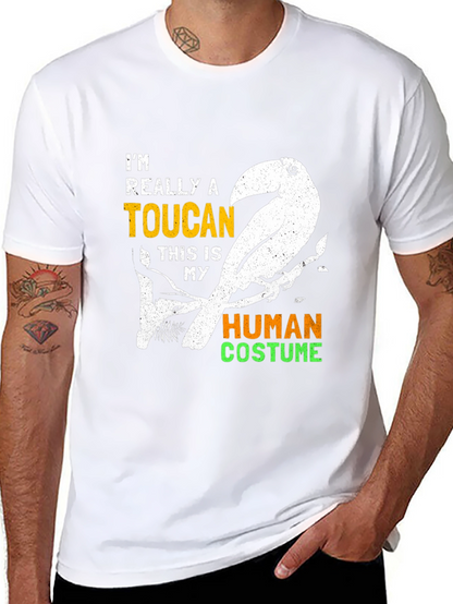 Toucan Human Costume Graphic Tee