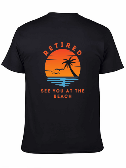 Retired See You At The Beach Graphic Tee