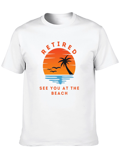 Retired See You At The Beach Graphic Tee