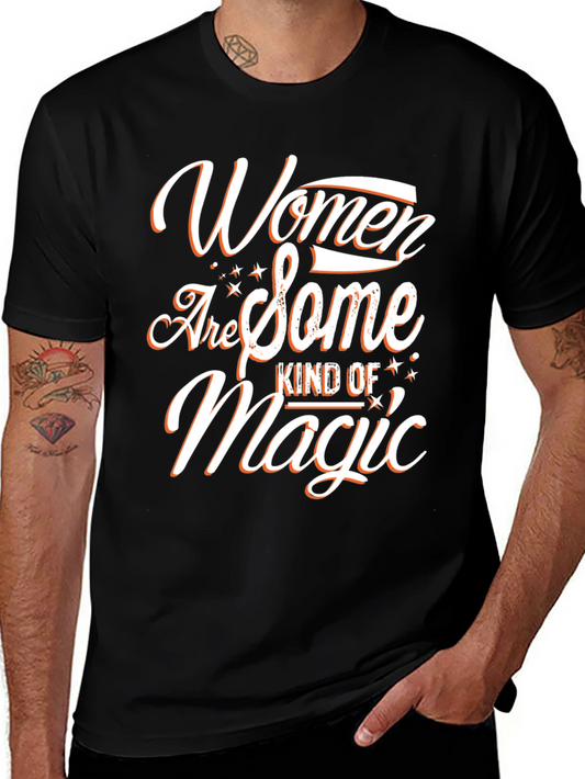 Women Are Magic Black Graphic Tee