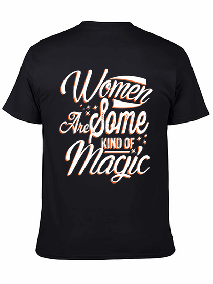 Women Are Magic Black Graphic Tee