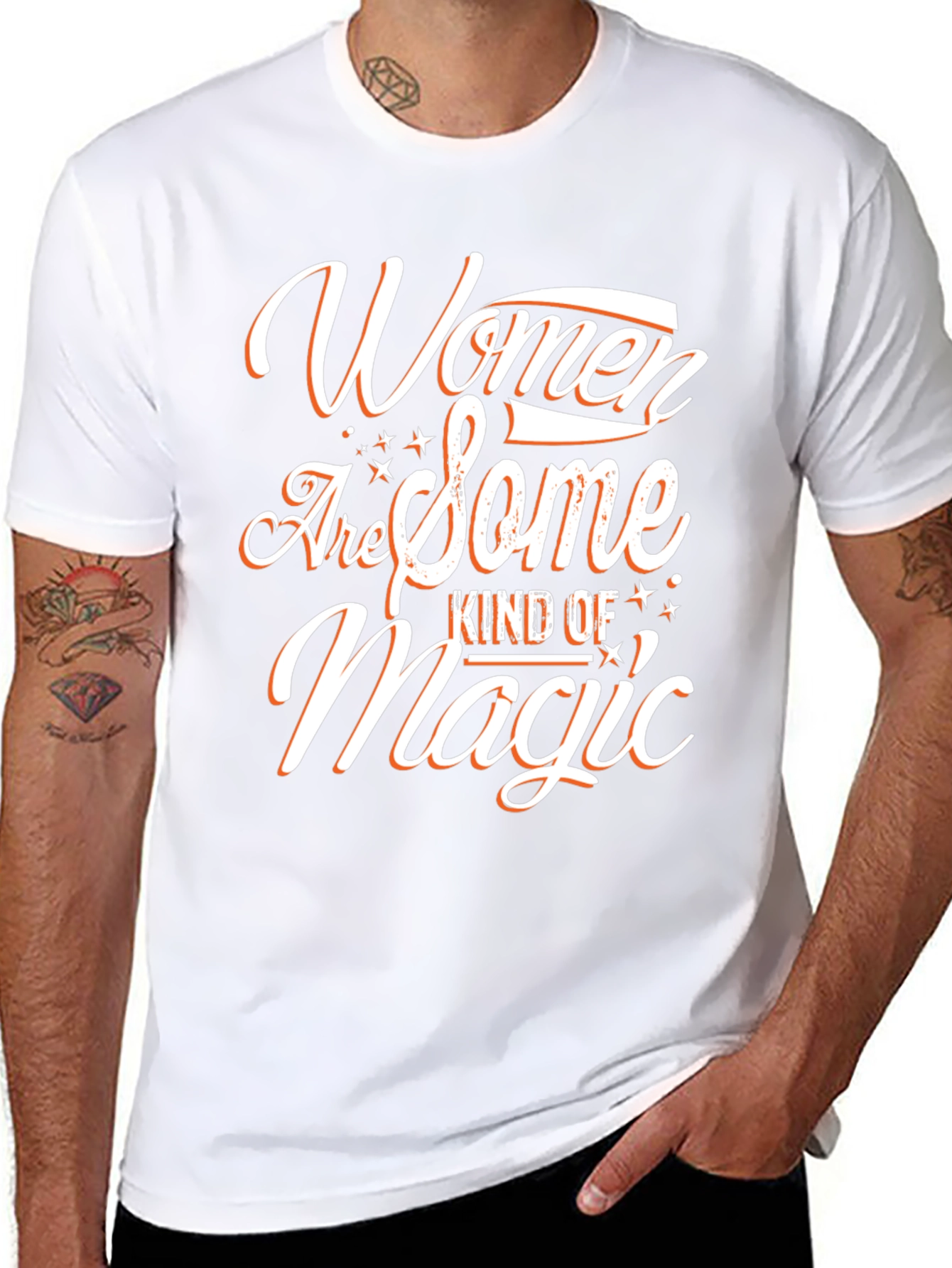 Women Are Magic Black Graphic Tee