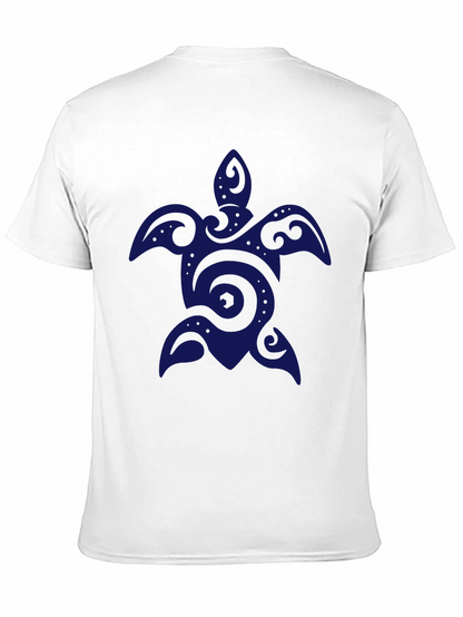 Mens Black Turtle Graphic T-Shirt