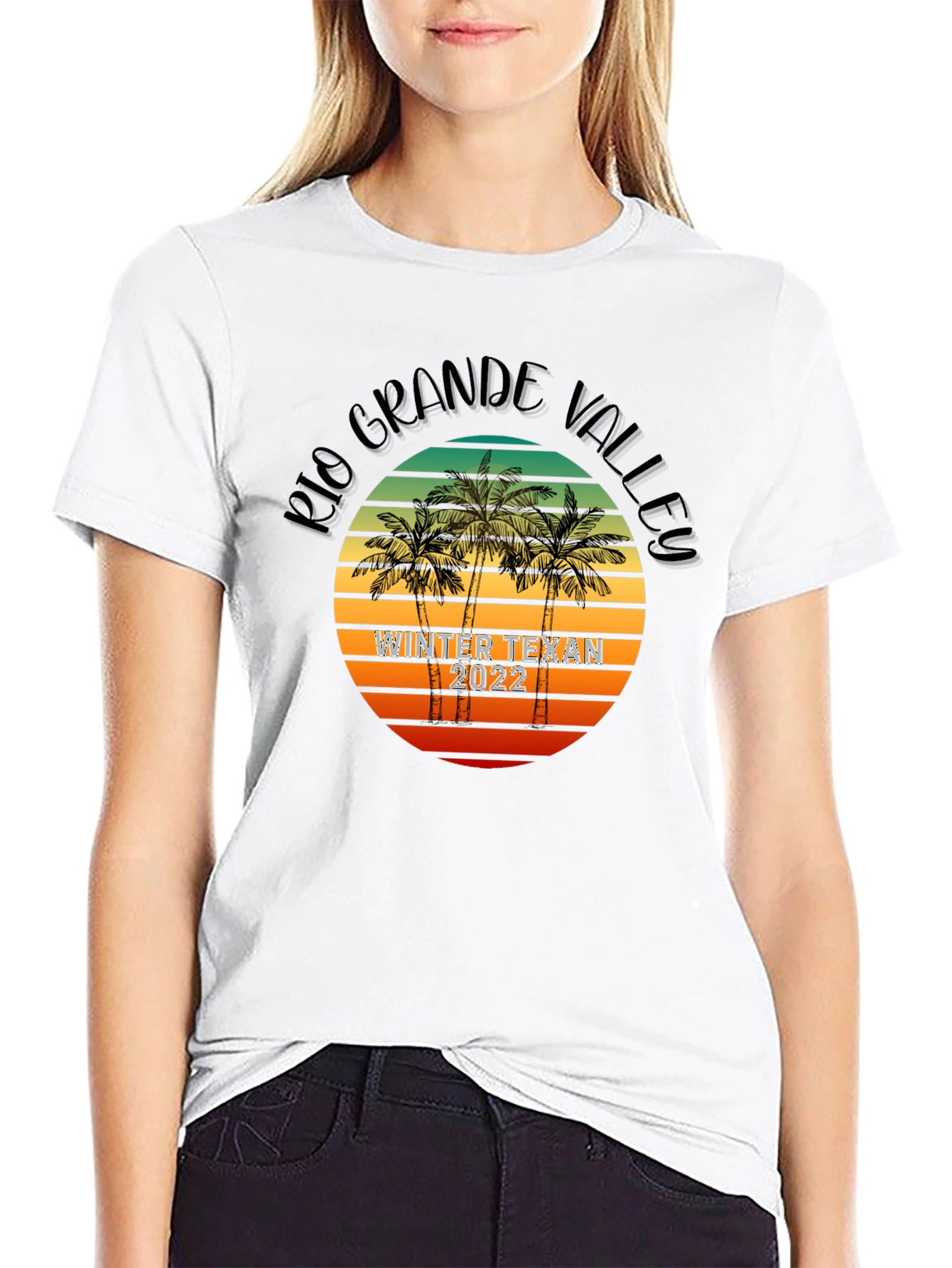 Rio Grande Valley Winter Texan 2022 Black T-Shirt