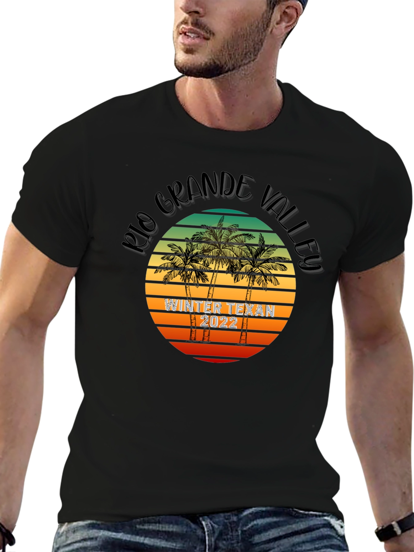 Rio Grande Valley Winter Texan 2022 Black T-Shirt