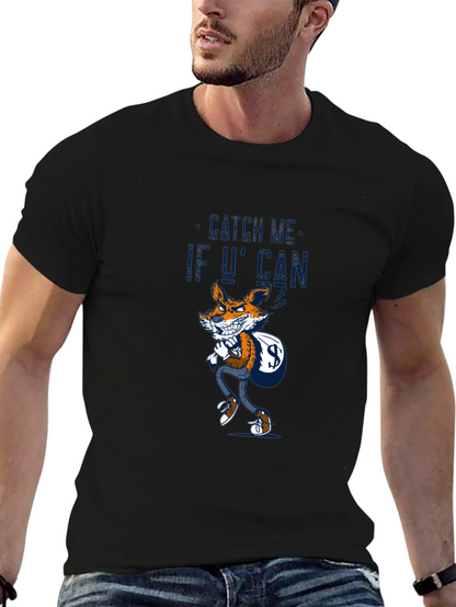 Catch Me If You Can Fox Graphic T-Shirt