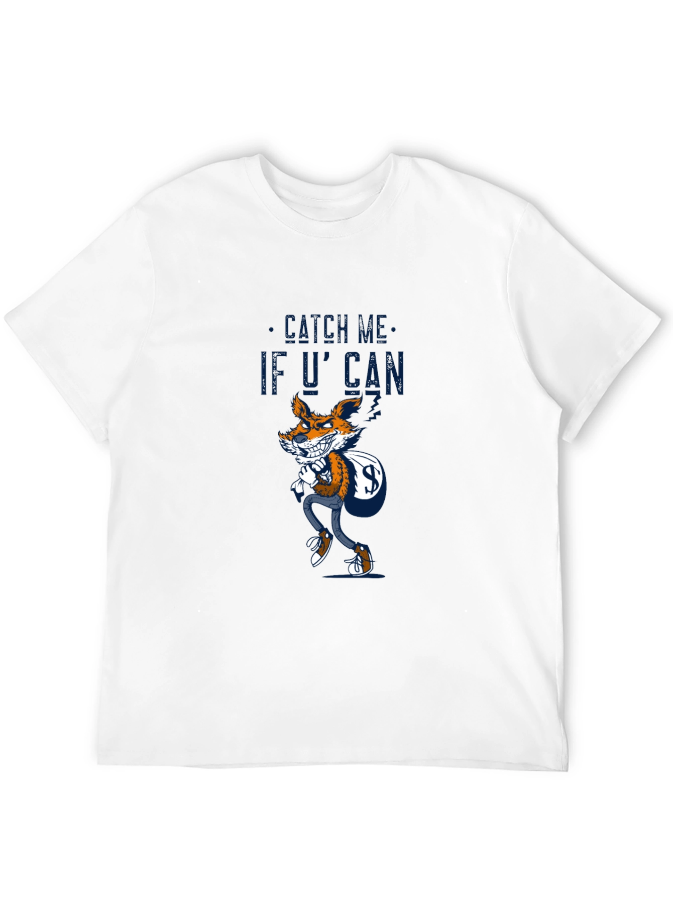 Catch Me If You Can Fox Graphic T-Shirt