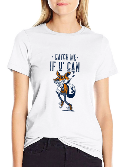 Catch Me If You Can Fox Graphic T-Shirt