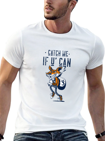 Catch Me If You Can Fox Graphic T-Shirt