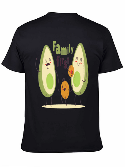 Avocado Family First T-Shirt - Cute Graphic Tee